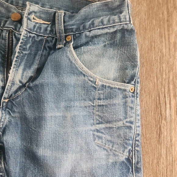 LEVIS Denim Skinny 511 2 Horse Brand 9 Pocket Jeans Mens 32 X 30 - Picture 3 of 8